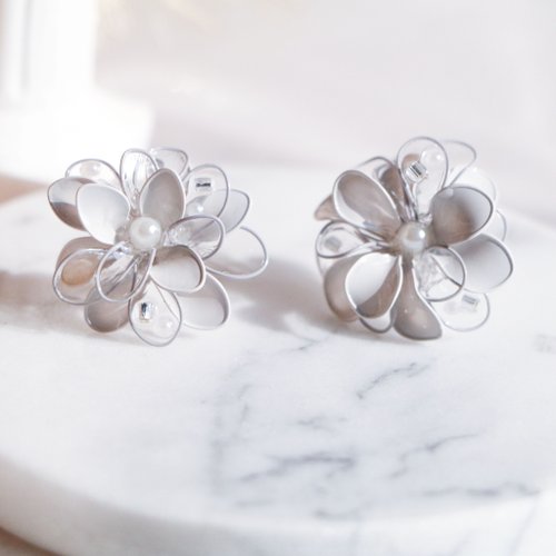 simplicity  /  Ear pin / Pendant 925 pure silver ear pin