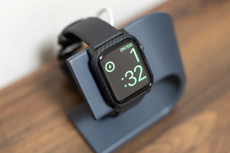 AirCase Apple Watch S7/S8 高精工600D芳綸鍛造保護殼 41/45m - 科技小物 - 其他人造纖維 黑色