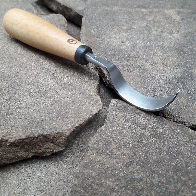 Spoon carving tool. Hand forging hook. - 零件/散裝材料/工具 - 其他金屬 