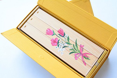 嵌合筷-臺灣筷子的極品 國畫嵌合筷皇家禮盒組 - 公司禮品推薦 紀念品客製化 紀念品訂做