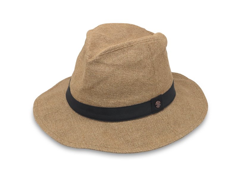 [Japanese old-fashioned hat] paper cloth gentleman's hat - mocha color - Hats & Caps - Paper Khaki