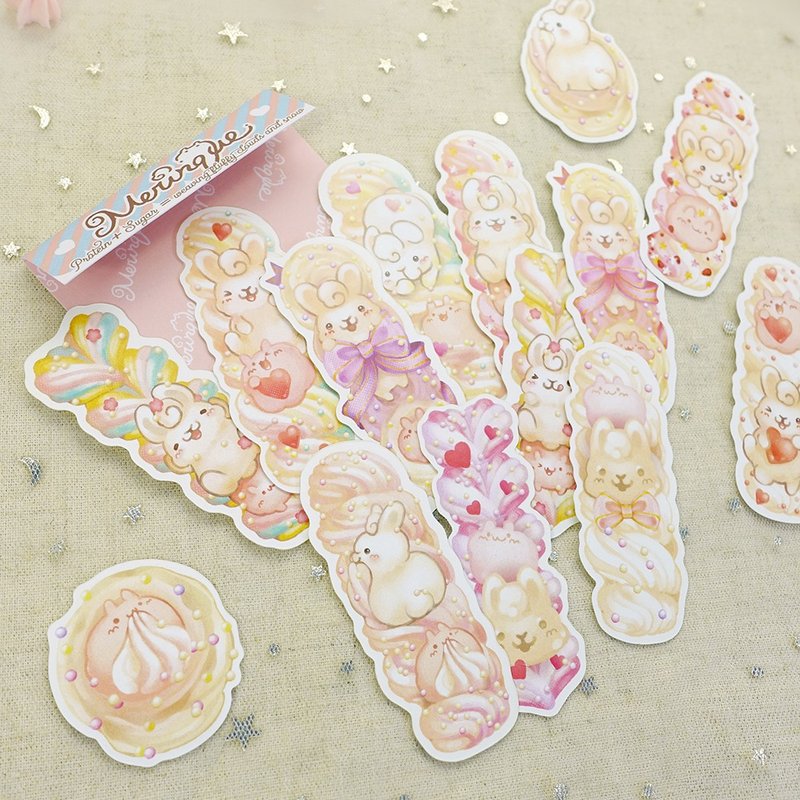 貼紙包-馬林糖 - 貼紙 - 紙 粉紅色