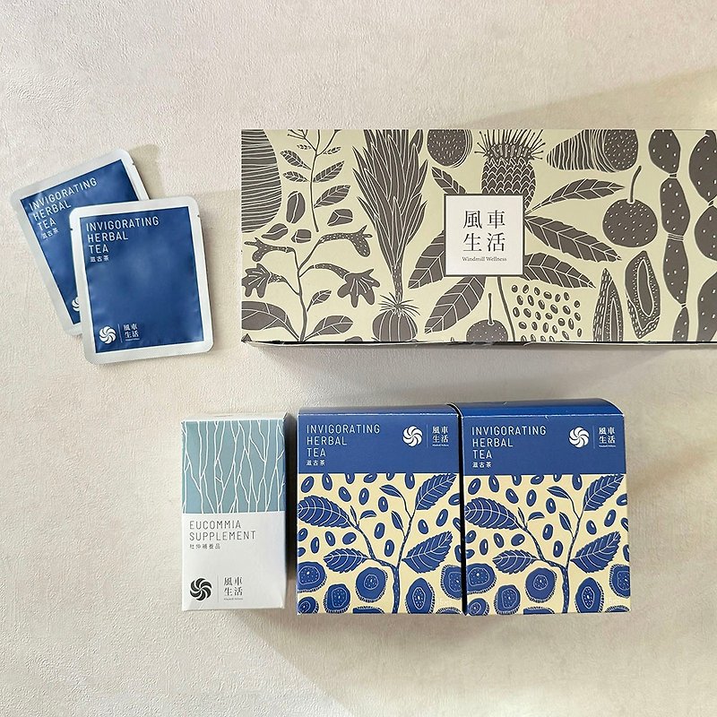 [Key Encouragement Gift Box] Maintain good condition, mobility, and not NG at critical moments - Tea - Other Materials Blue
