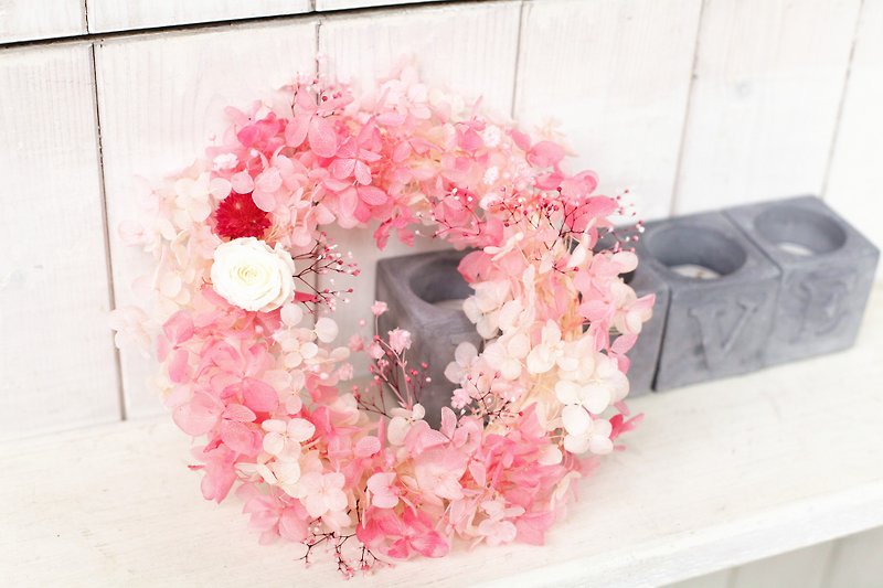[良い日は]ピンク手作り花輪（桜シリーズ）結婚式小さなオブジェクトを愛し - 観葉植物 - 寄せ植え・花 