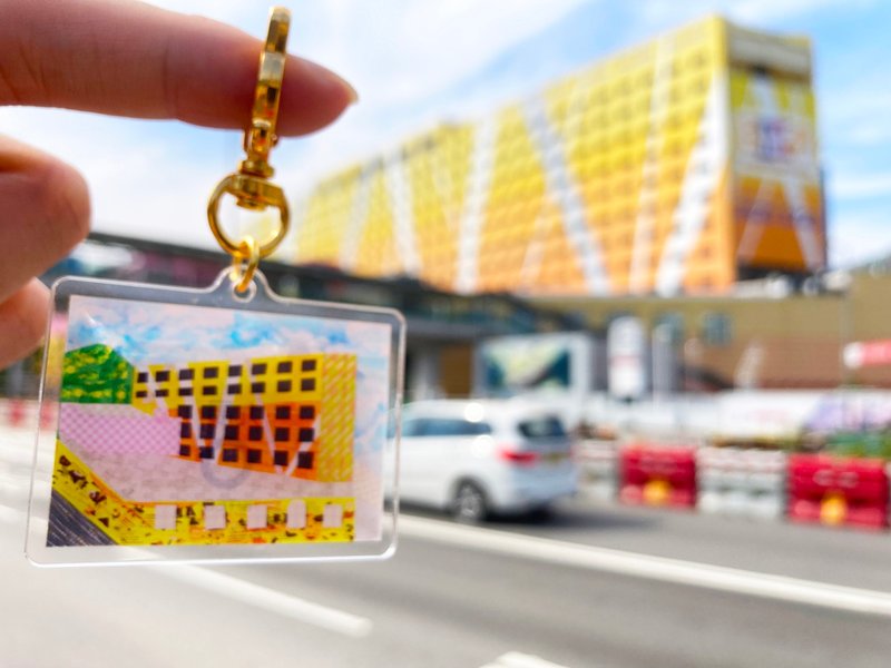 Hong Kong housing estate keychain (outlying islands and other scenery) - Keychains - Other Materials 