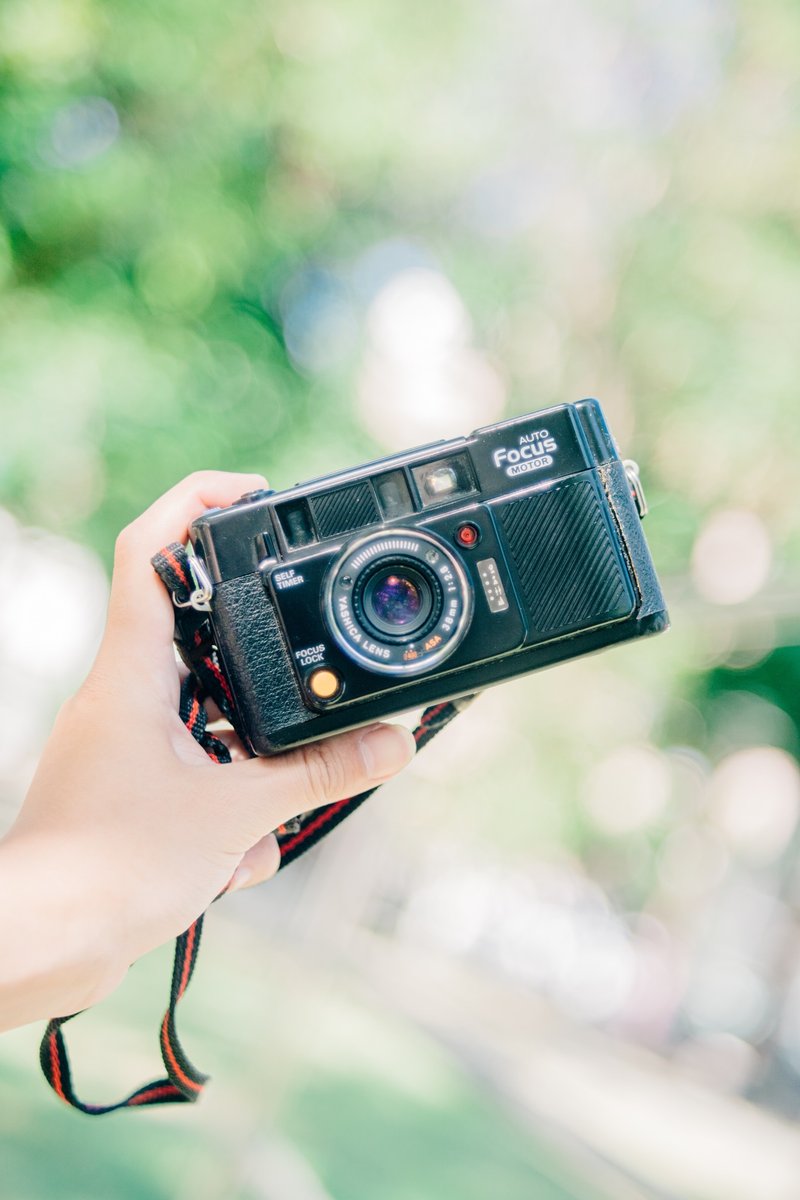Yashica Auto Focus Motor 底片相機 大光圈 自動對焦 - 相機/拍立得/底片相機 - 其他金屬 黑色
