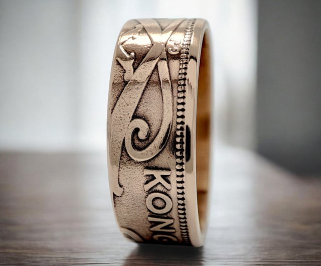 デンマーク コイン リング 5 ore 1927-1940、デンマーク 男性用リング