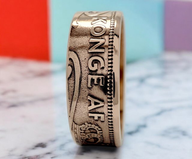 デンマーク コイン リング 5 ore 1927-1940、デンマーク 男性用リング