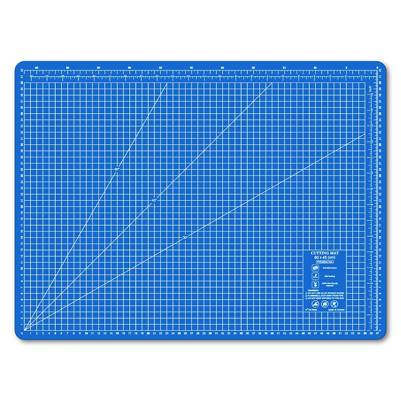 A2 blue custom environmentally friendly cutting pad student desk mat office stationery school office design gift gift - อื่นๆ - พลาสติก สีน้ำเงิน
