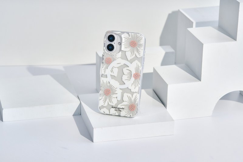 送贈品【kate spade】iPhone 16 系列 磁吸精品防摔手機殼 經典蜀 - 手機殼/手機套 - 塑膠 