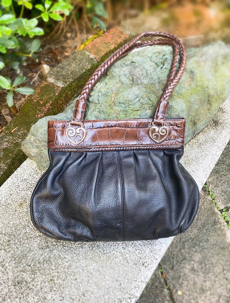 Brighton Antique Bag/American Brand/Vintage Bag/Vintage/Secondary Bag - Messenger Bags & Sling Bags - Genuine Leather Multicolor