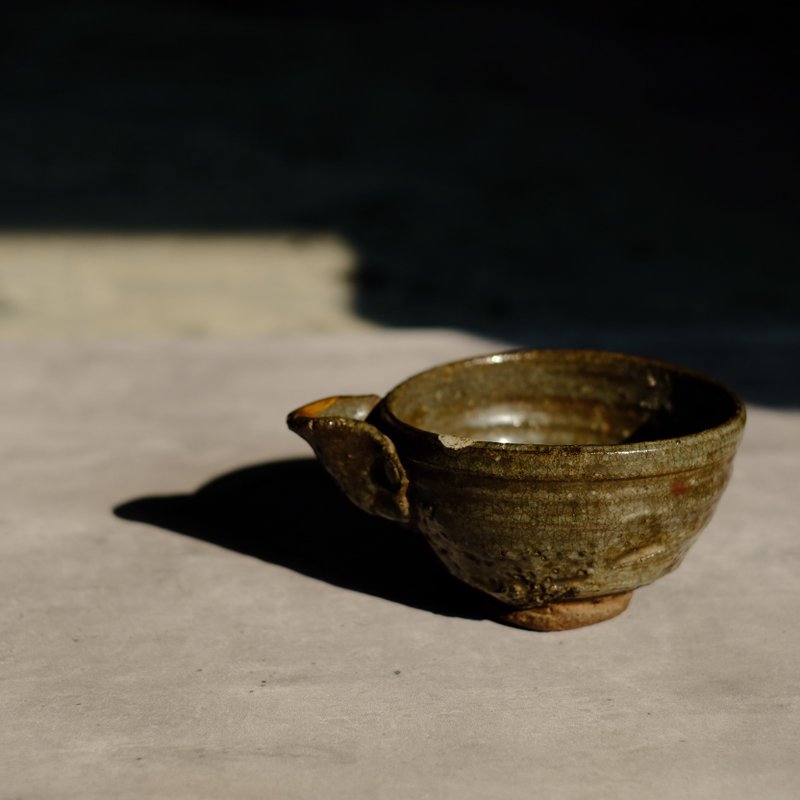 【日本古美術】古陶器 片口 茶海 茶盅 公道杯 - 茶壺/茶杯/茶具 - 陶 