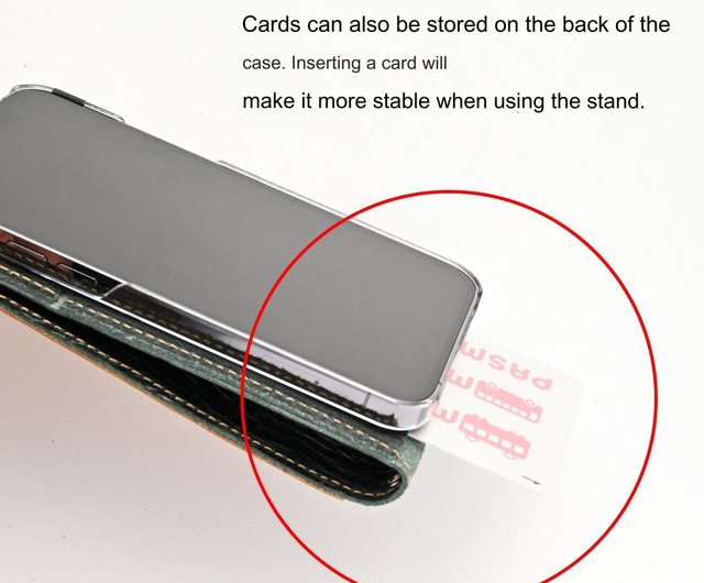 iPhone限定 スタンド付スマホケース 縦開き 【 ヴィンテージ風 シボ