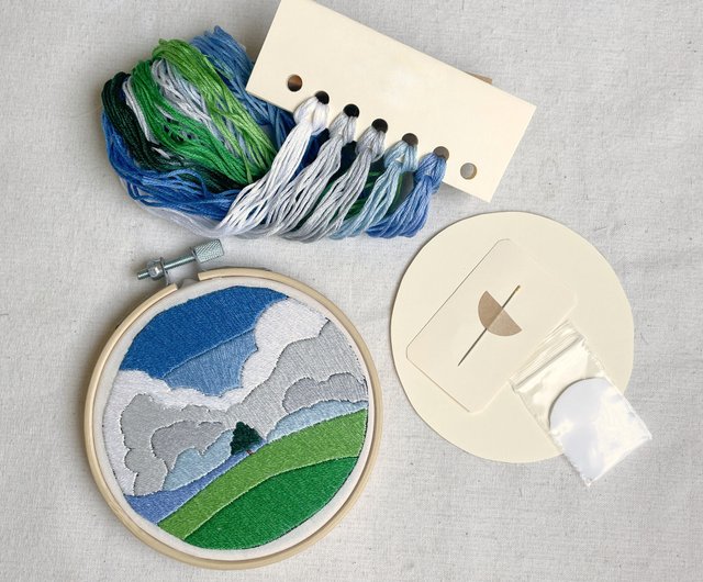Embroidery Tools Watercolor Hand Painted Wind Postcard Sewing Tools - Shop  bowerbirdcraft Cards & Postcards - Pinkoi