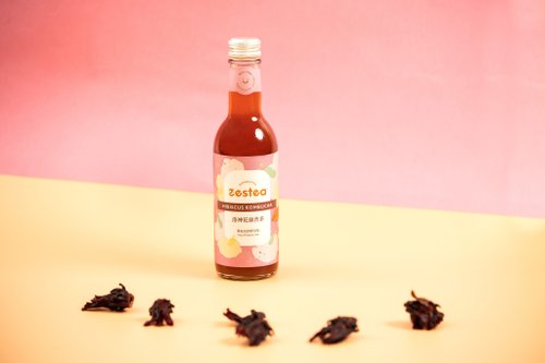 Zestea Kombucha Zestea洛神花康普茶 300ML*12瓶 (無新增、富含益生菌)