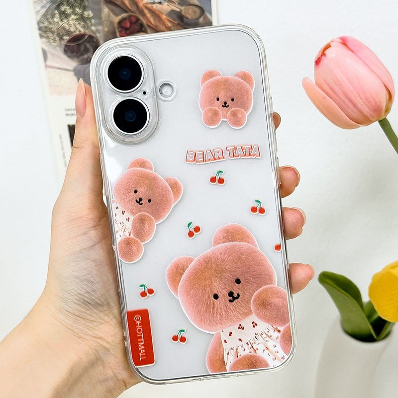 iPhone Galaxy Bear anti-drop and scratch-resistant for Transparent Phone Case - 手機殼/手機套 - 塑膠 多色