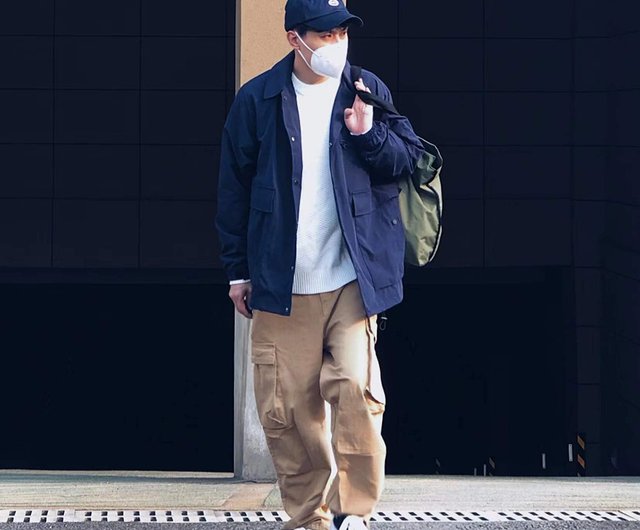 日本のCITYBOYラージポケットストレートレースアップ