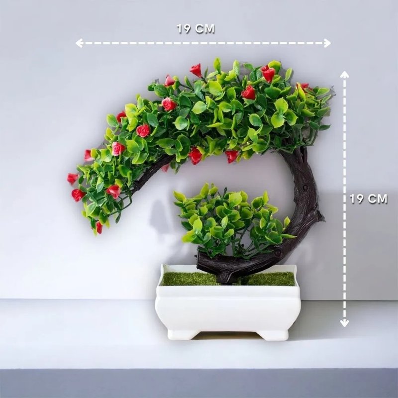 Bonsai with Artificial flowers - Dried Flowers & Bouquets - Plants & Flowers 