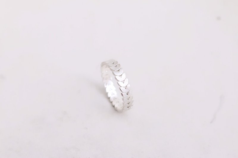 Sterling Silver Ring-Maidenhair Fern- - แหวนทั่วไป - โลหะ สีเงิน