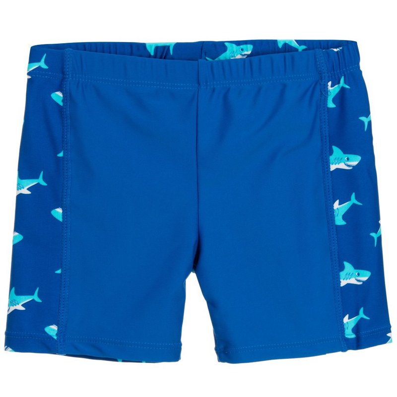 German Playshoes Anti-UV Sunscreen Boys Swimwear-Shark - ชุด/อุปกรณ์ว่ายน้ำ - ไนลอน 