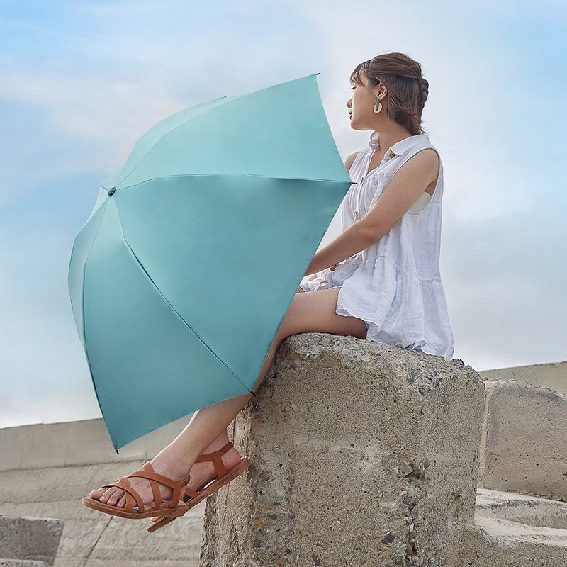 素面黑膠布 全遮光反向自動開收傘 - 雨傘/雨衣 - 其他材質 多色