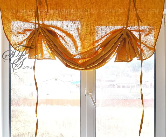 How To Tie Up Curtain Panels