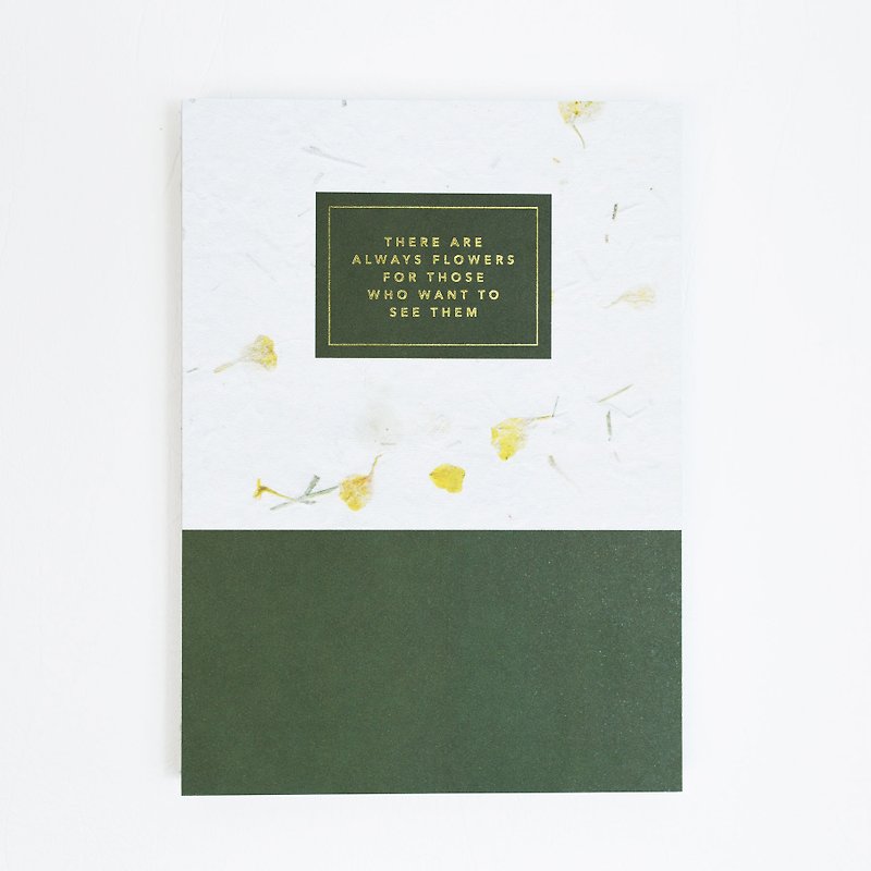 SKETCHBOOK - PRESSED FLOWERS - Notebooks & Journals - Paper Green