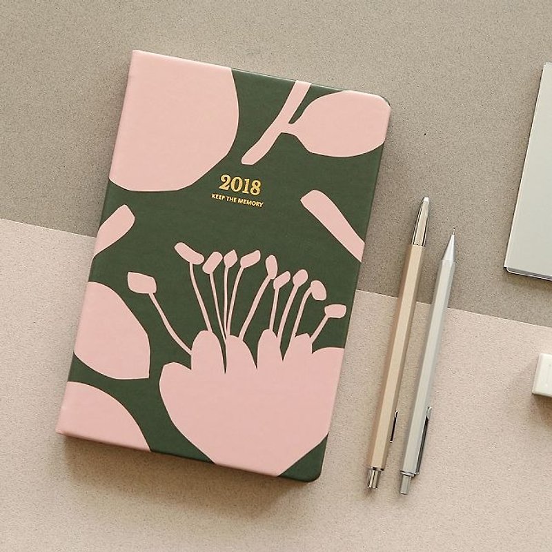 2018 beautiful memory aging notebook -08 pink printing, E2D05965 - Notebooks & Journals - Paper Pink