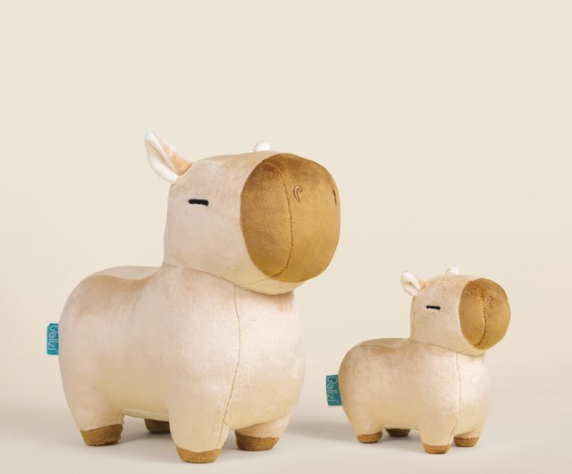 みかんが乗ったカピバラ ぬいぐるみ 人形 Bellzi - ショップ