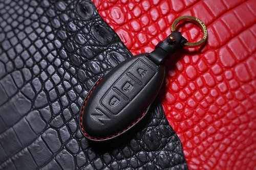 TTP_leathers 波賽頓手工皮件 裕隆日產 NISSAN 370Z Tiida Sentra Kicks 汽車鑰匙包