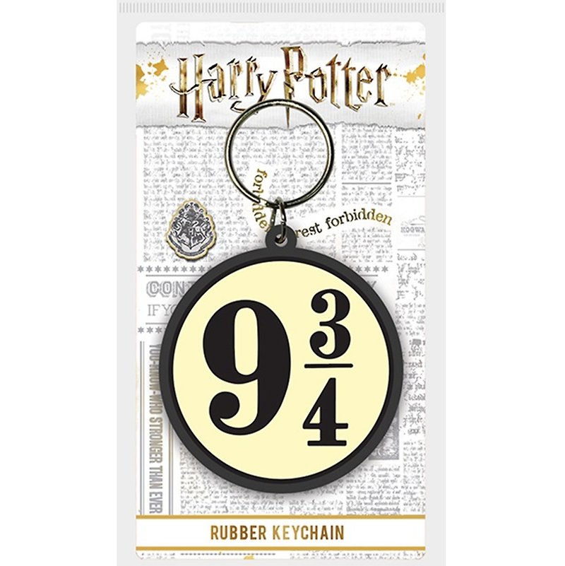 [Lee Potter] 9 and 3/4 platform British imported key ring Harry Potter - ที่ห้อยกุญแจ - วัสดุอื่นๆ สีเหลือง