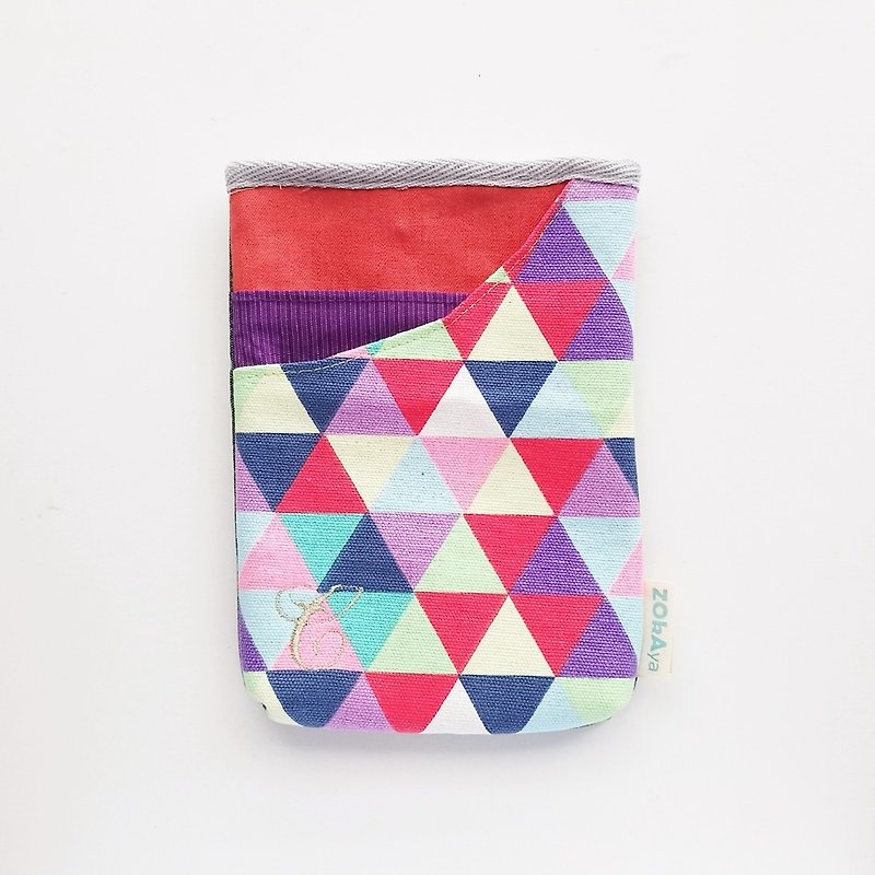 Hip Bag (Colorful Triangles) - Other - Cotton & Hemp Multicolor