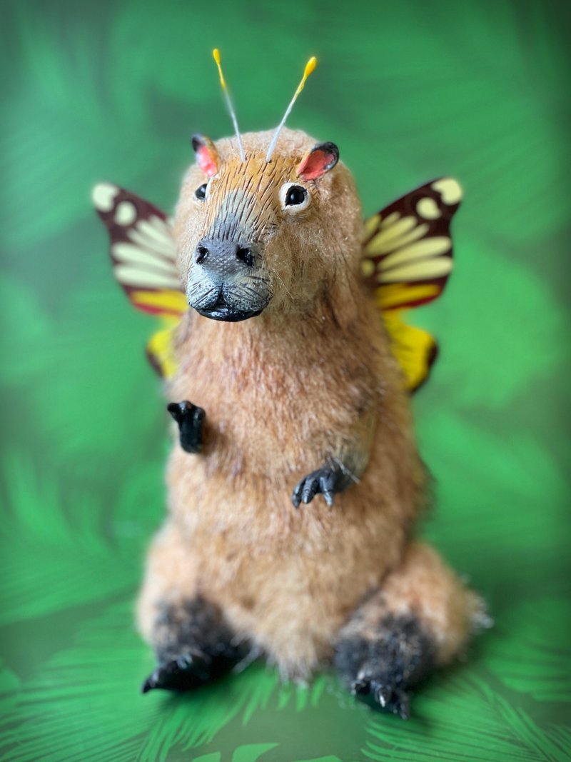 CapybaraFly doll - 公仔/玩偶 - 黏土 咖啡色