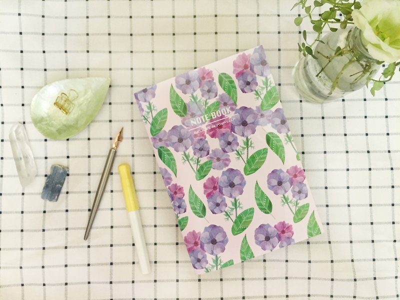 花的敍事曲-相信你自己筆記本 - 筆記本/手帳 - 紙 紫色