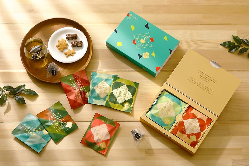 OMAMORI Tea Bag Gift Box 10pcs-Limited Edition - ชา - อาหารสด สีเขียว