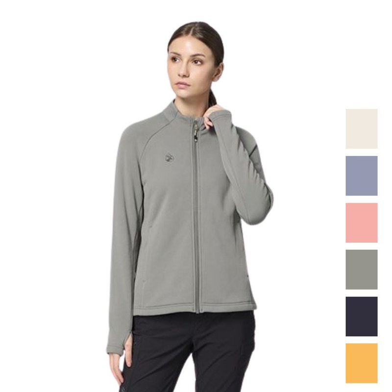 【Wildland 荒野】stretch輕量超暖中層外套 女 0B32609 - 女大衣/外套 - 聚酯纖維 綠色