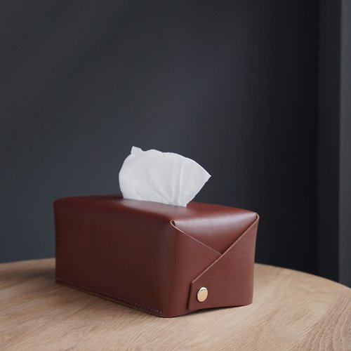 GIAN 匠家具 紳士衛生紙盒 | 面紙套 | 紅棕