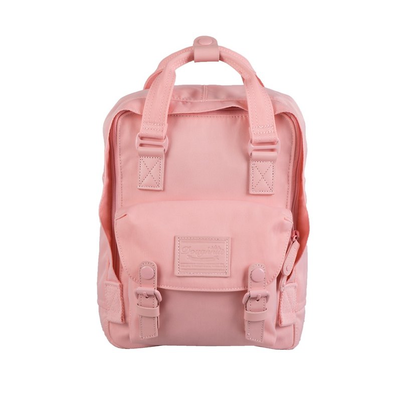 Doughnut Waterproof Macaron Mini Backpack-Light Coral - Backpacks - Other Man-Made Fibers Pink
