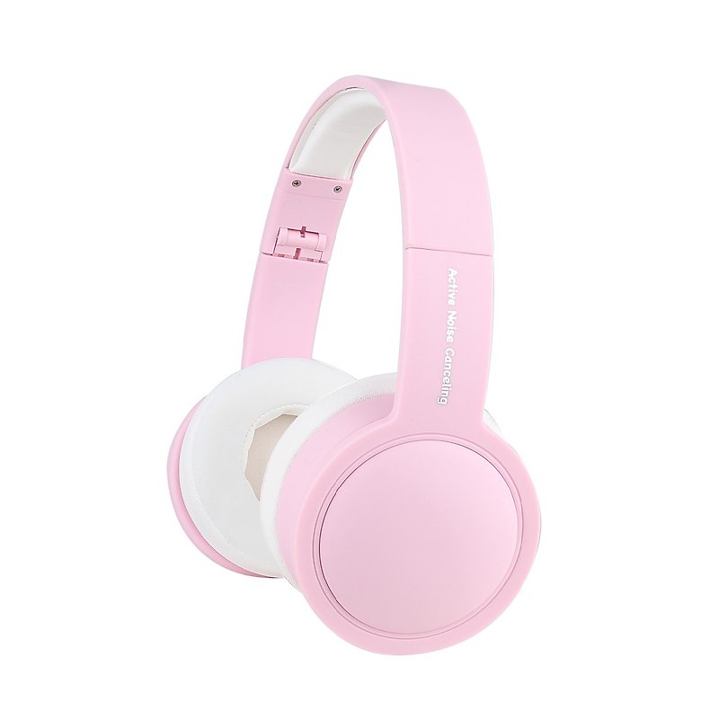 Wireless Active Noise Canceling Kids Headphones – Pink - Headphones & Earbuds - Plastic Pink