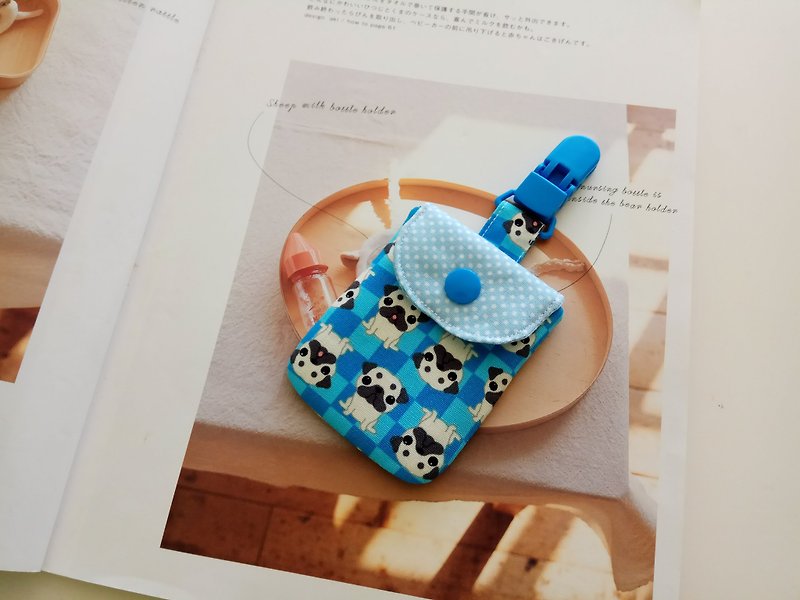 Dog row stand Mi Yue gift safe bag - Baby Gift Sets - Cotton & Hemp Blue