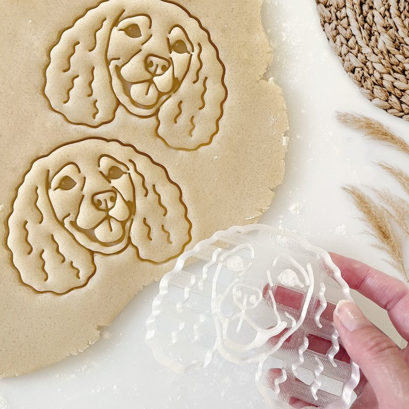 美國水獵犬餅乾壓模 / 狗狗肖像壓模 / 3D 列印 - 其他 - 塑膠 