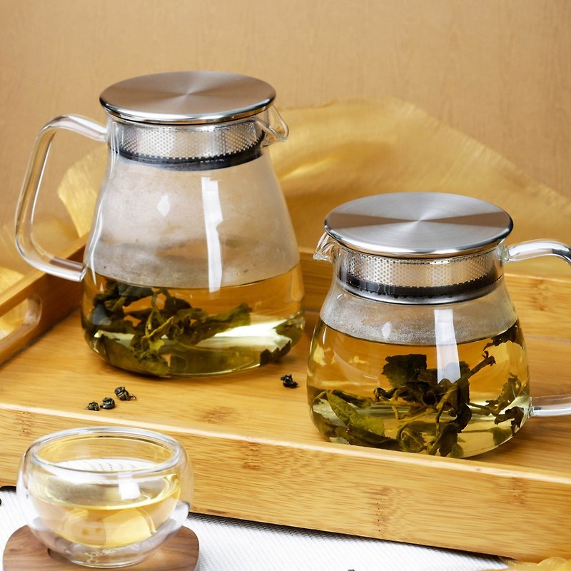 茶專家易泡壺-2種容量 - 茶具/茶杯 - 玻璃 黑色