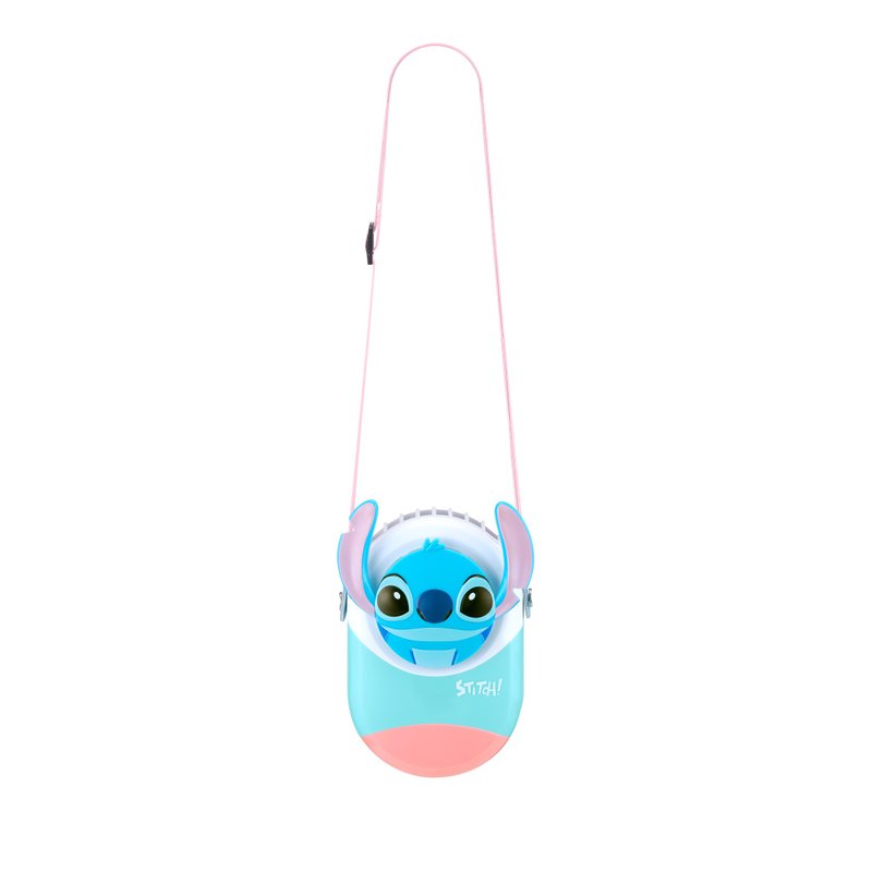 Fun summer vacation [children's fun life] Disney 3-in-1 neck-mounted fan - Stitch (original price 699 yuan) - พัดลม - วัสดุอื่นๆ สีน้ำเงิน