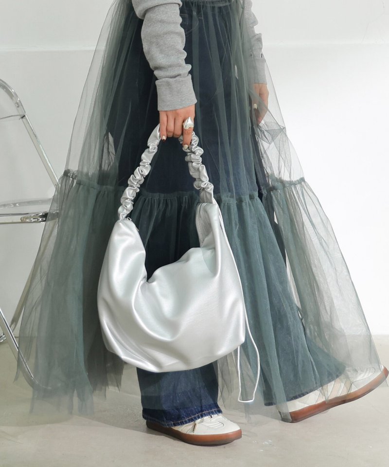 日本 Altrose | Isabella Bag | 手提包 | 斜肩包 - 側背包/斜背包 - 人造皮革 銀色
