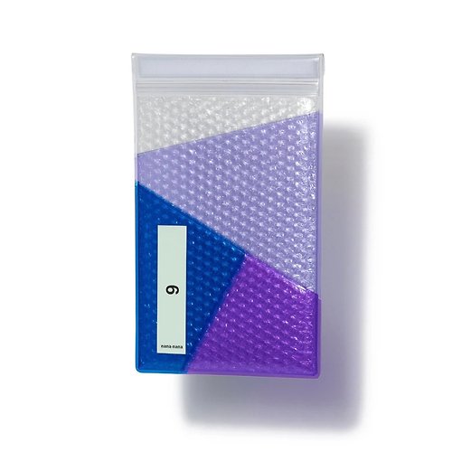 通通打包 9吋 氣泡袋 防水 PVC 筆電包 電腦包 收納包 文件包 藍紫色