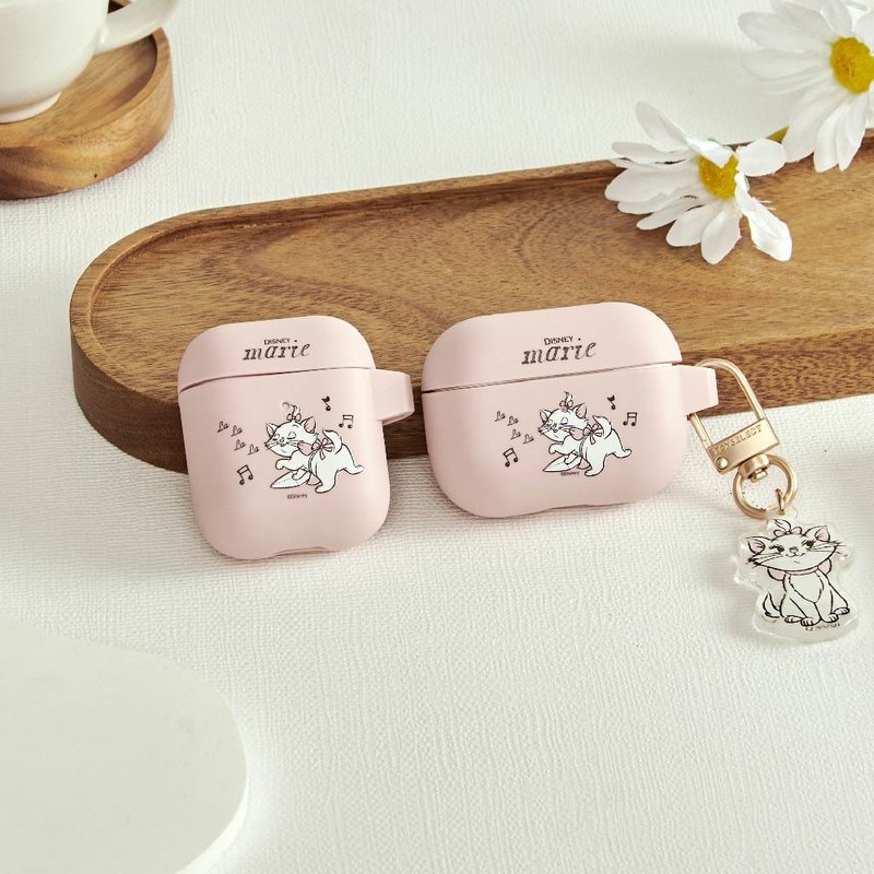 Disney Cats And Dogs-瑪麗貓款哼歌擦地強悍防摔AirPods保護套() - AirPods/耳機保護套 - 塑膠 多色