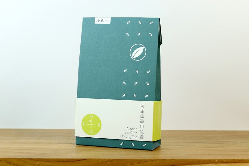 Alishan Jin Xuan Oolong Tea-Family Pack (28 Teabags/200g Loose Tea) - ชา - โลหะ สีน้ำเงิน