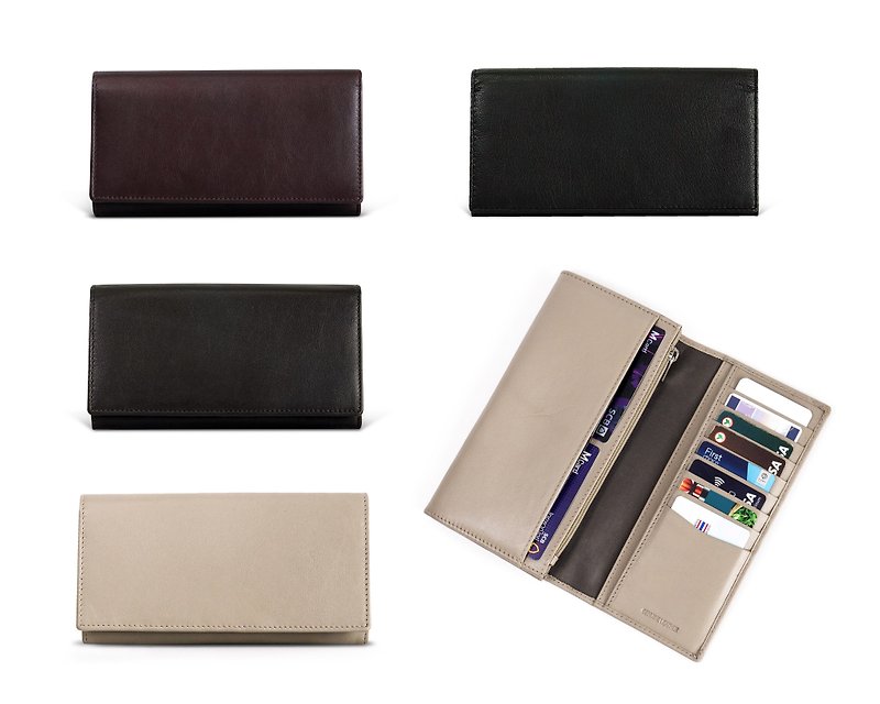 Myra Air Tag Long Wallet - Wallets - Genuine Leather 