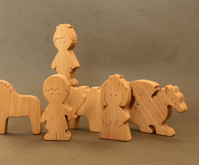Wooden Animal Collection  Handmade Wooden Animals – The Playful