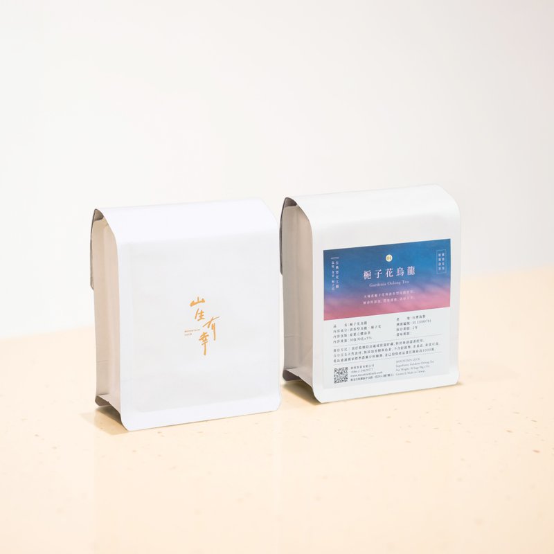 【梔子花 烏龍】台灣原葉立體袋茶 30入 補充包 2份組 - 茶葉/茶包/水果茶 - 新鮮食材 藍色